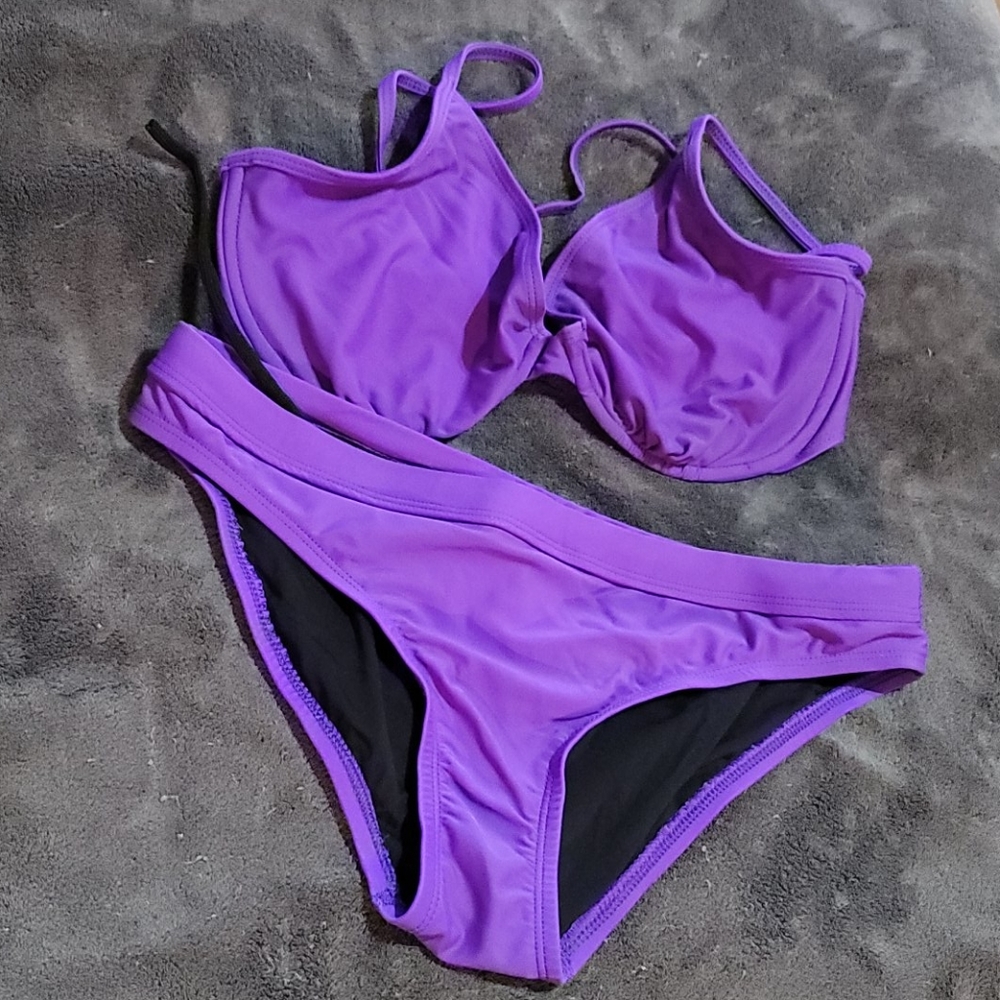 Womens Sporti Bikini top DD bottoms LG
